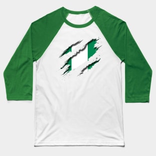 Nigeria Shredding Baseball T-Shirt